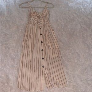 button down dress